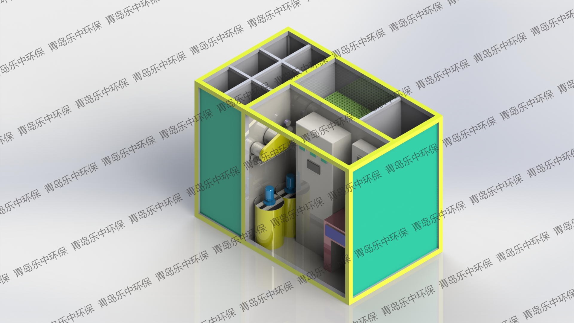 農村集中供水凈化一體化凈水設備_一體化凈水裝置_青島樂(lè )中